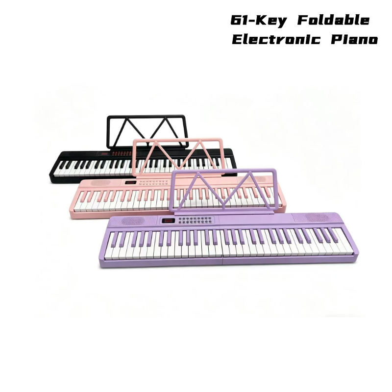 Synthesizer Keyboard 61 Key - 61-Key Portable Digital Piano Keyboard Professional
