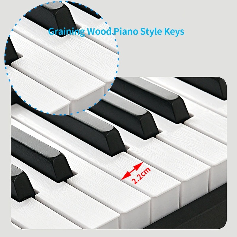 Split Foldable Digital Piano 8 - огляд і ціна Digital Piano 88 Key Weighted
