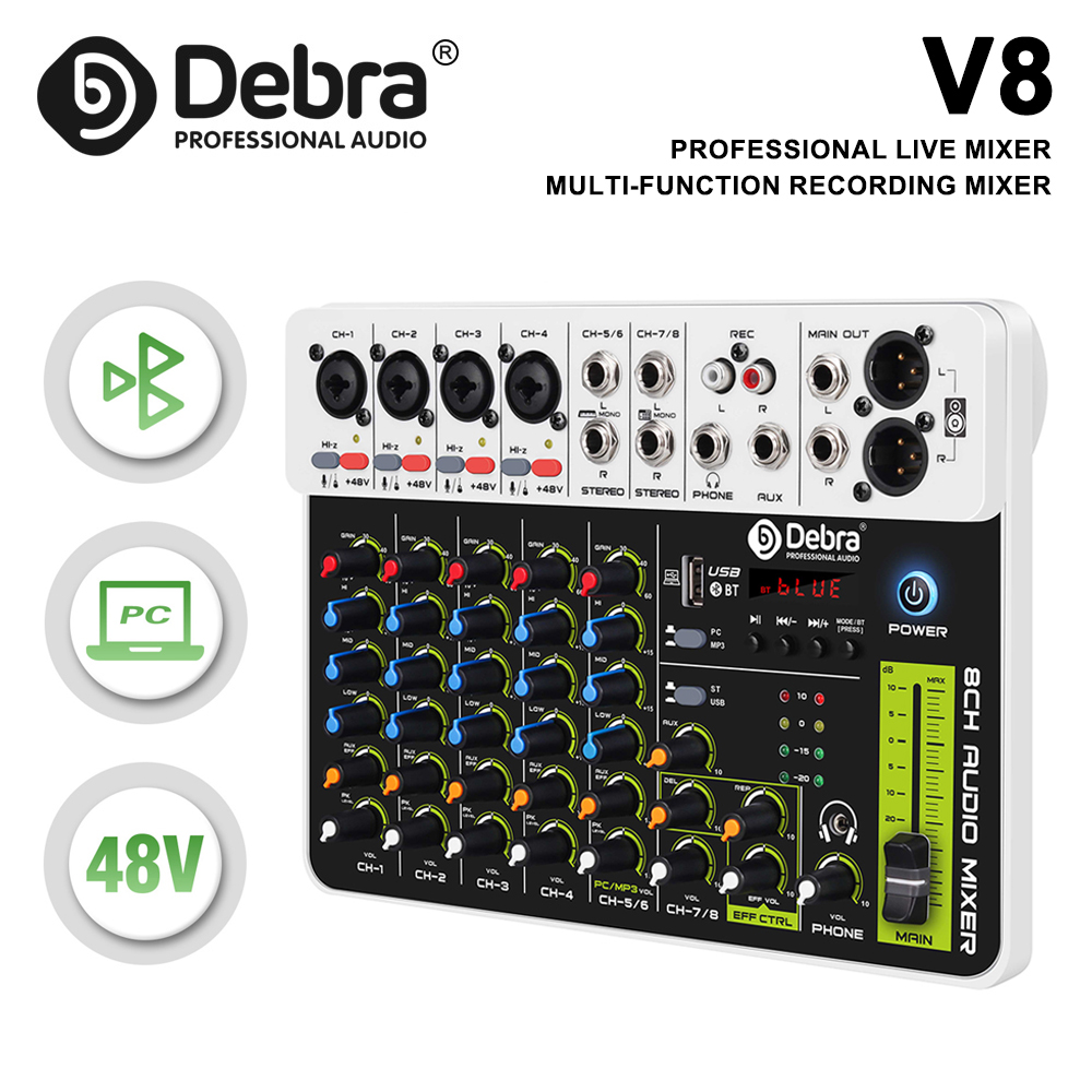 Debra V4/V8 Audio Interface Mi - огляд і ціна Groovebox Drum Machine