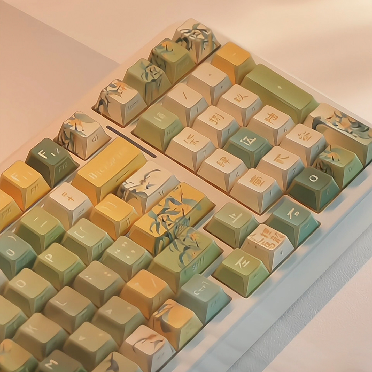 URE Oolong Tea Keycaps Side Ed - огляд і ціна Synthesizer Keyboard 61 Key