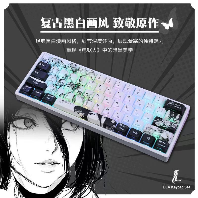 135 Keys Reze Keycaps Chainsaw - огляд і ціна Synthesizer Keyboard 61 Key