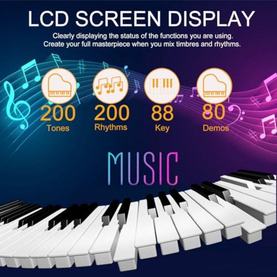 88 Key Digital Piano for home  - огляд і ціна Digital Piano 88 Key Weighted