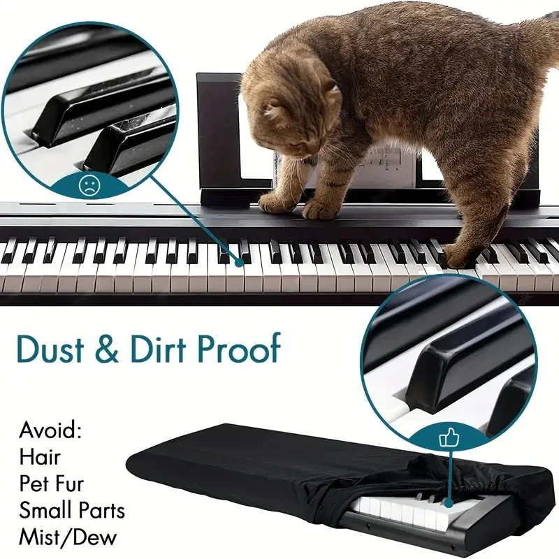61/88 Keys Piano Keyboard Dust - огляд і ціна Digital Piano 88 Key Weighted