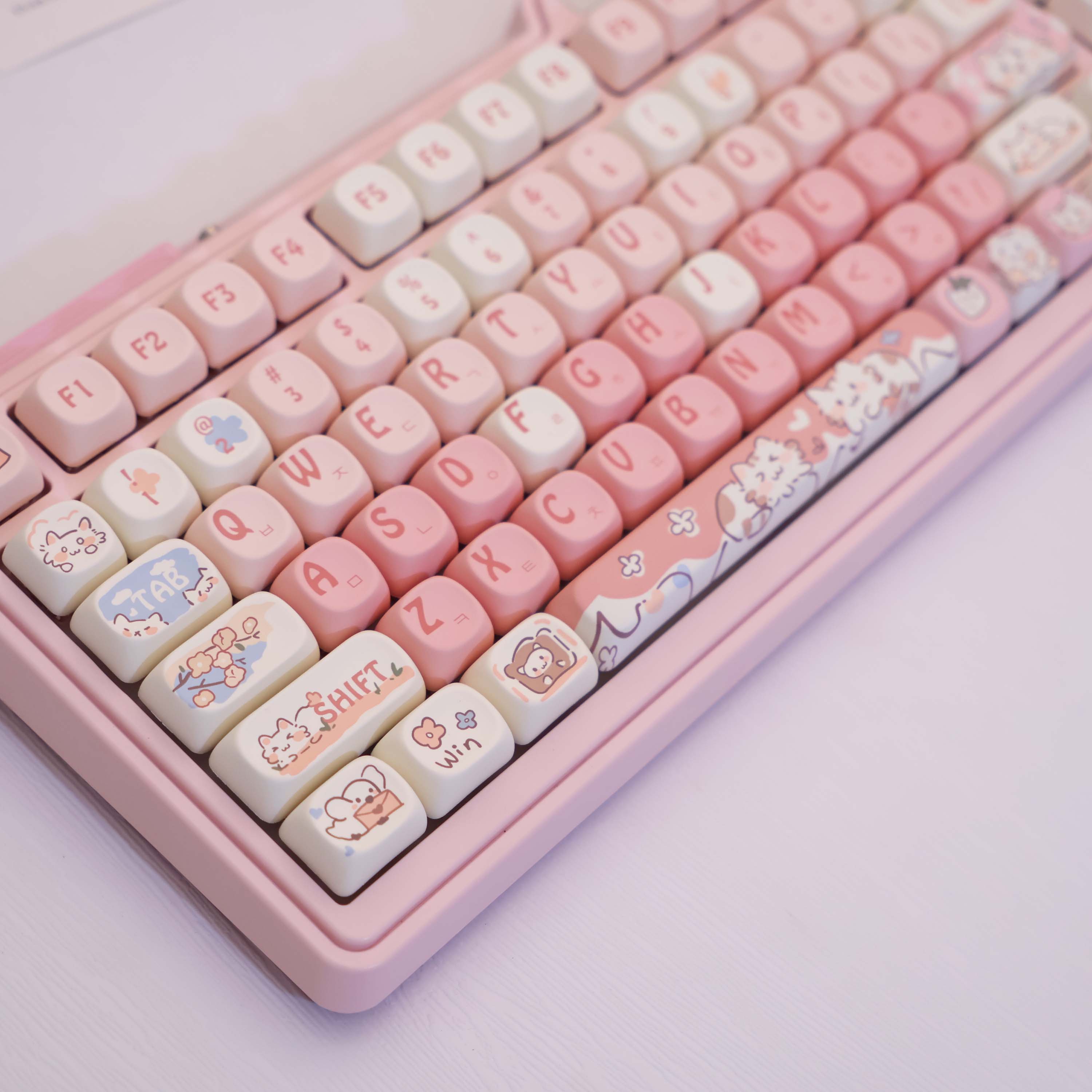 134 Keys Strawberry Cat PBT Ke - огляд і ціна Synthesizer Keyboard 61 Key