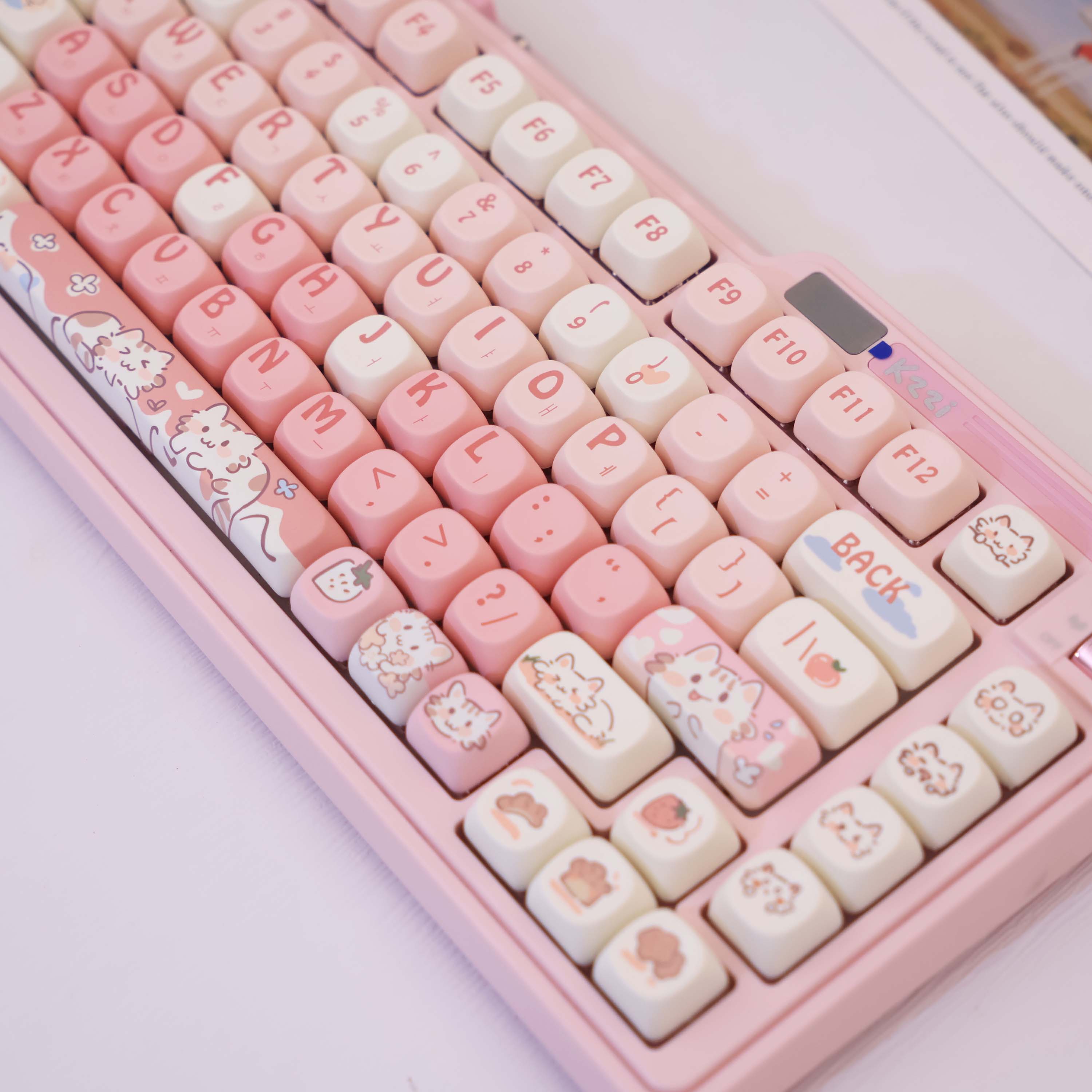 134 Keys Strawberry Cat PBT Ke - огляд і ціна Synthesizer Keyboard 61 Key