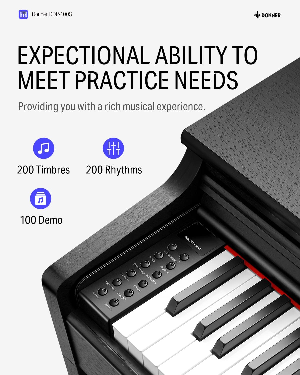 88-Key Digital Piano with Weig - огляд і ціна Digital Piano 88 Key Weighted