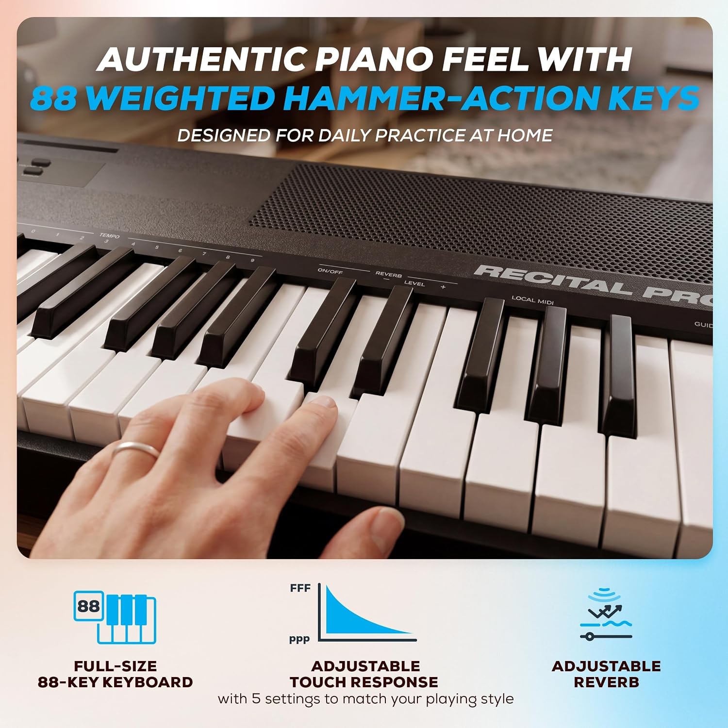 88-Key Digital Piano with Weig - огляд і ціна Digital Piano 88 Key Weighted