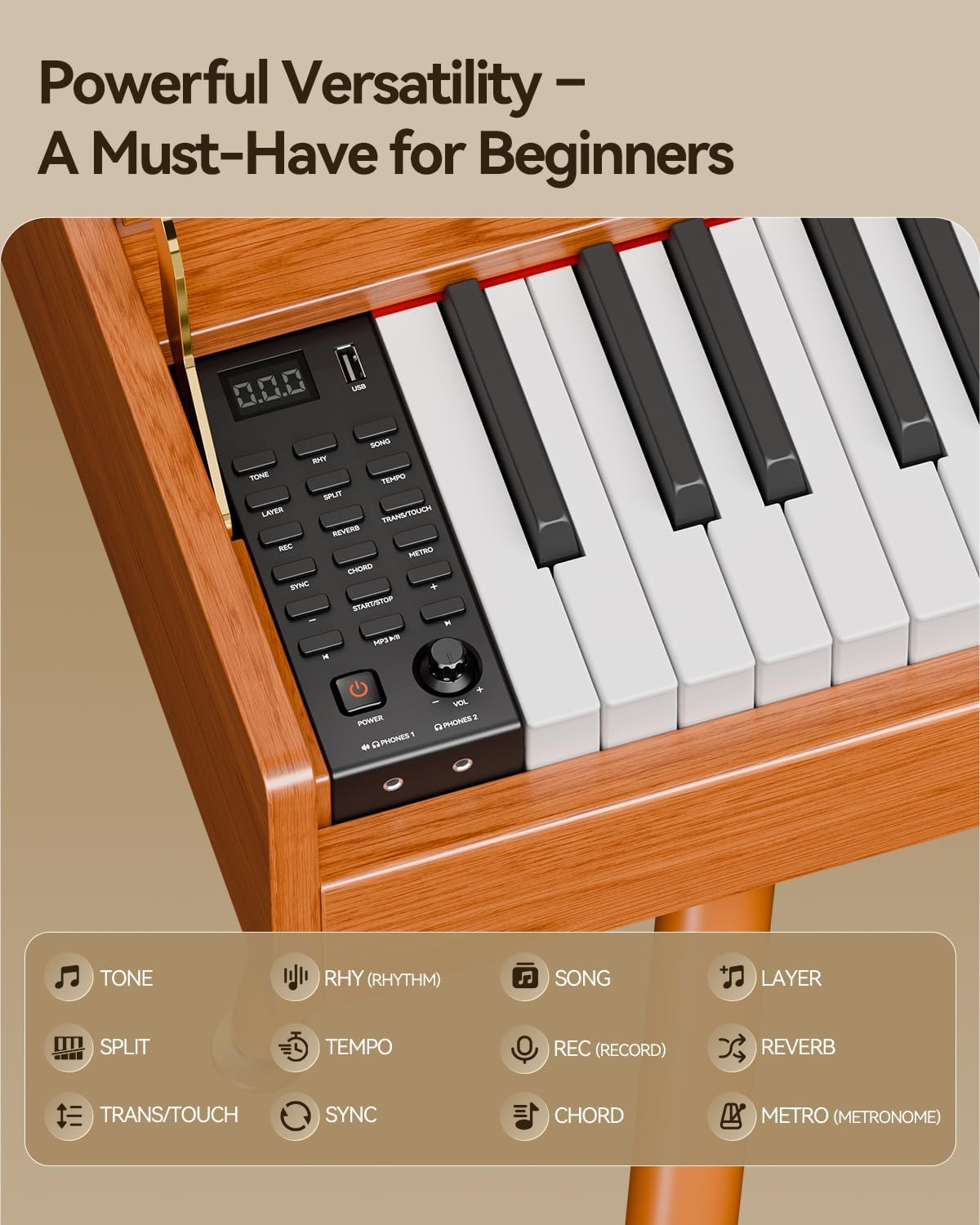 88-Key Digital Piano with Weig - огляд і ціна Digital Piano 88 Key Weighted