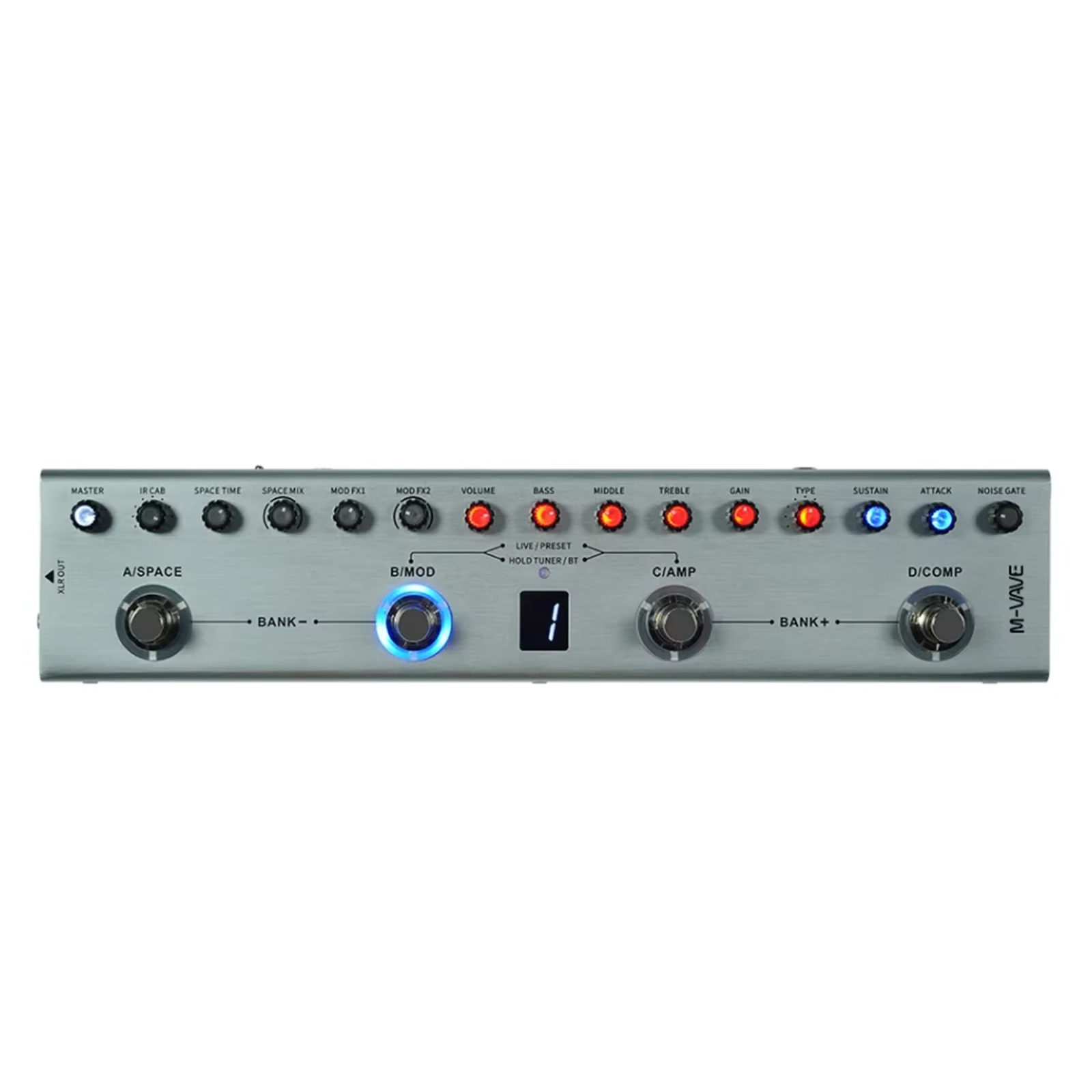M-VAVE Tank-B Bass Multi-Effec - огляд і ціна Groovebox Drum Machine