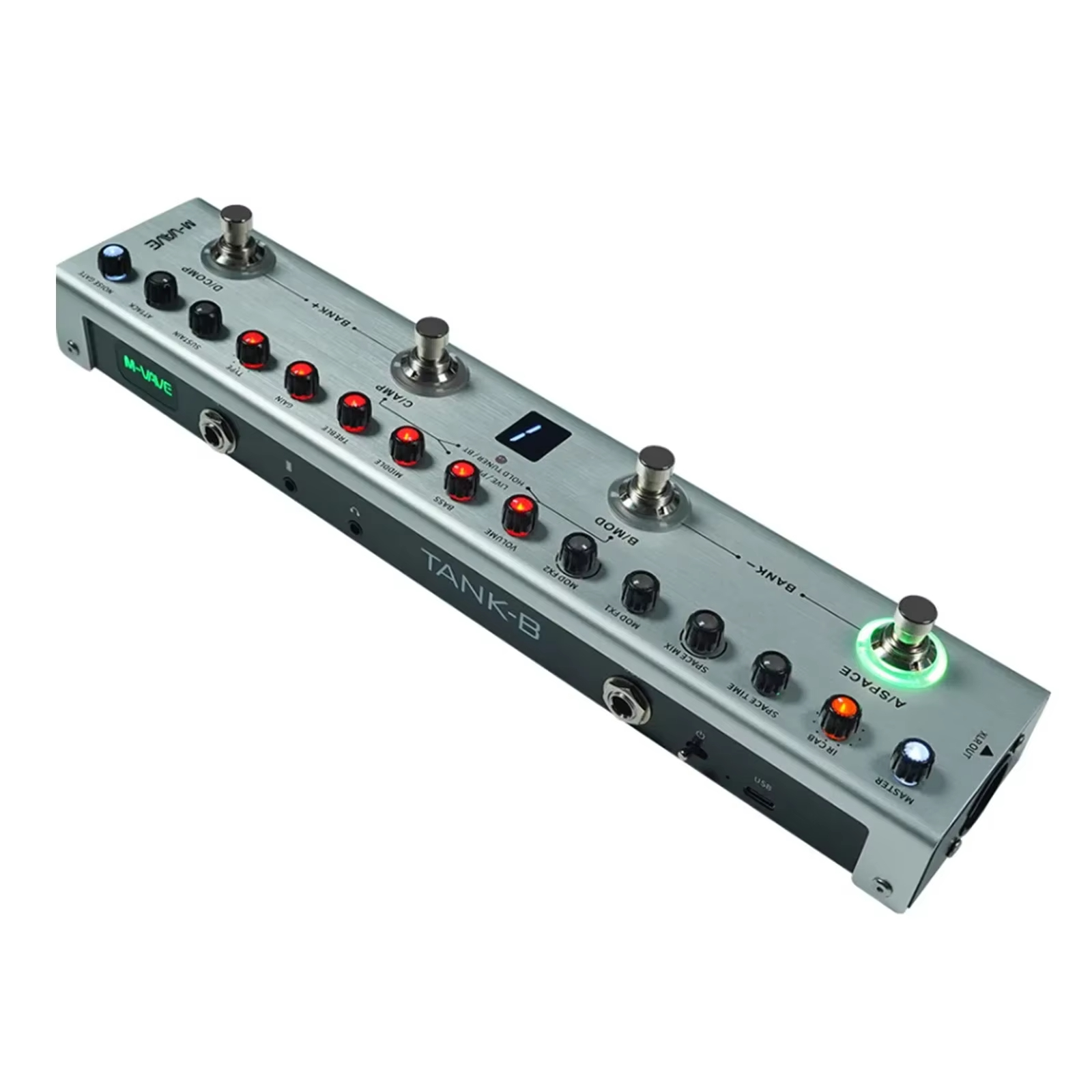 M-VAVE Tank-B Bass Multi-Effec - огляд і ціна Groovebox Drum Machine